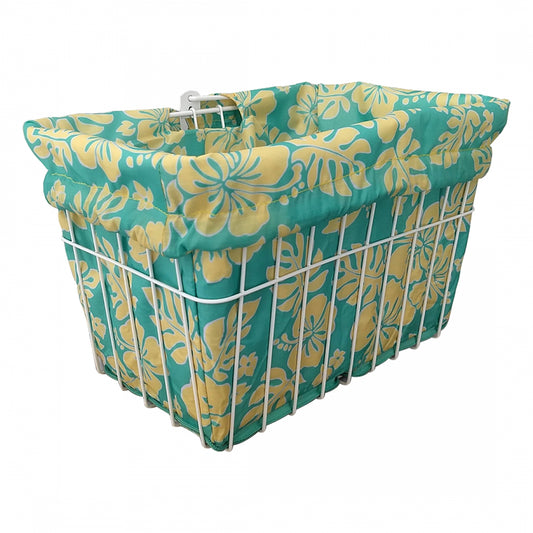 BASKET LINER C-CANDY STD HIBISCUS MINT/YL